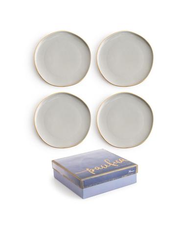 Pacifica Plate Gray 4pcs/set