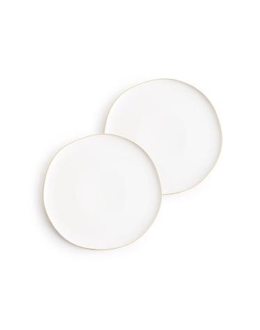 Pacifica Plate White 2pcs/set