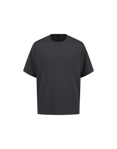 남성 플리츠 라운드 반팔티_BZF3TR1201GR