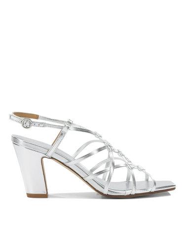 [해외직구][아이데]Acacia 75MM 샌들 ACACIALAMINATED NAPPA LEATHERSILVER 7319288