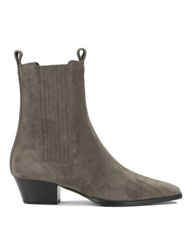 [해외직구][아이데]Agata 앵클 부츠 AGATACOW SUEDE LEATHERTAUPE 7560591