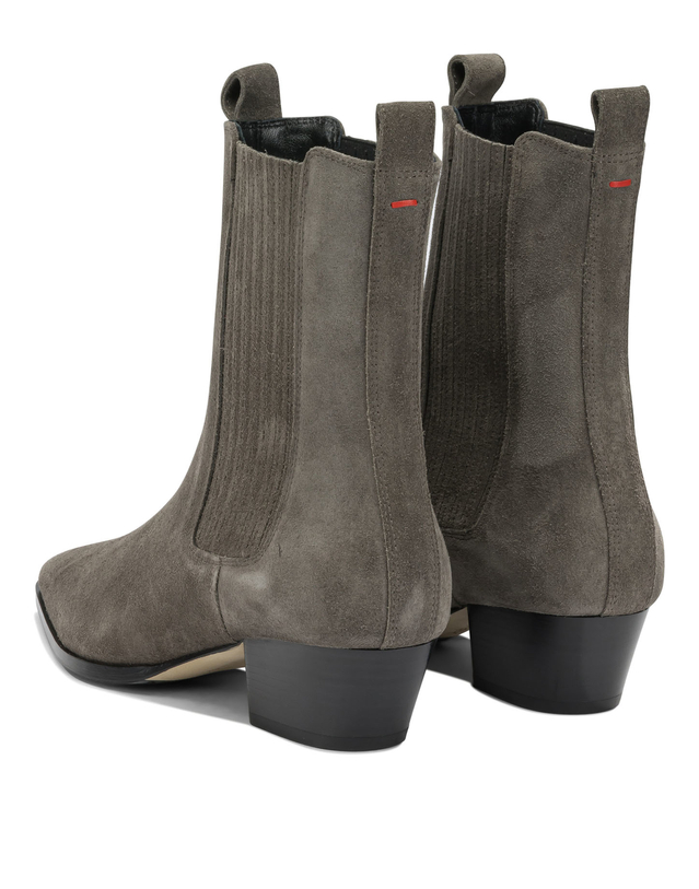 에이디 [해외직구][아이데]Agata 앵클 부츠 AGATACOW SUEDE LEATHERTAUPE 7560591 착용컷