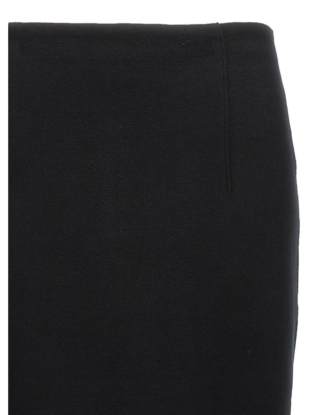 오라리 [해외직구][오라리] 롱스커트 A25SS02WFBLACK 6788163 착용컷
