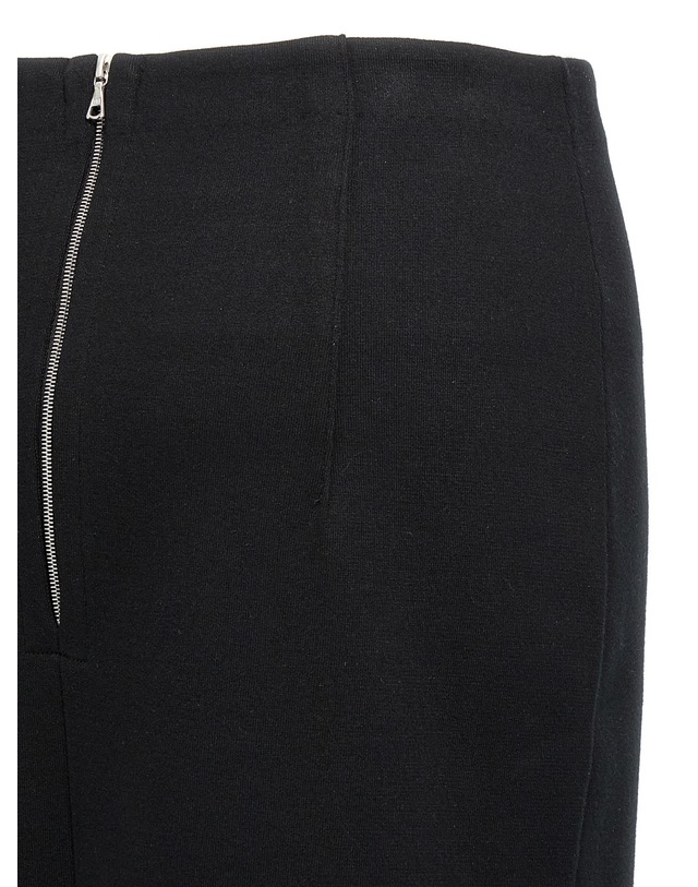 오라리 [해외직구][오라리] 롱스커트 A25SS02WFBLACK 6788163 착용컷