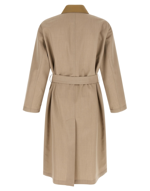 오라리 [해외직구][오라리]Wool Max Canvas 남성 코트 A26SC01WCTOPGRAYBEIGE 7387443 착용컷