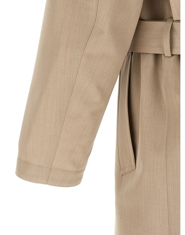 오라리 [해외직구][오라리]Wool Max Canvas 남성 코트 A26SC01WCTOPGRAYBEIGE 7387443 착용컷