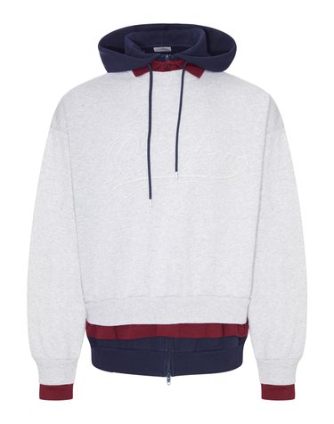 [해외직구][발렌시아가] 후드 티셔츠 A0017JTUVR51302 HEATHER GREY 7421245