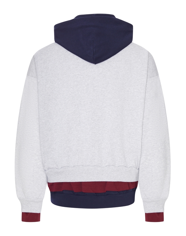 발렌시아가 [해외직구][발렌시아가] 후드 티셔츠 A0017JTUVR51302 HEATHER GREY 7421245 착용컷