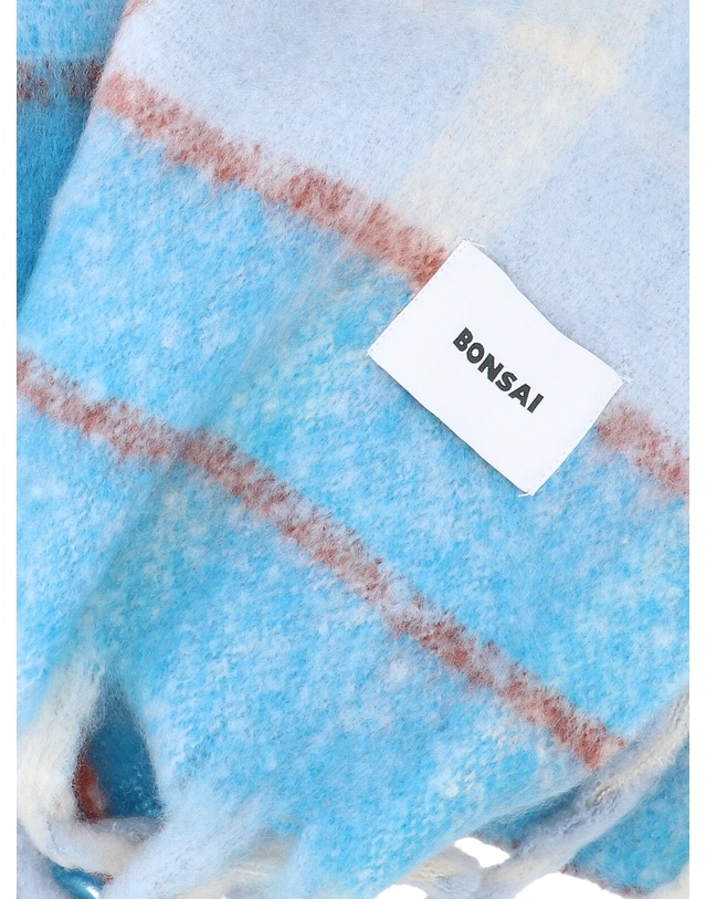 본사이 [해외직구][본사이] 스카프 AW25AC004V5GRY 7323614 착용컷