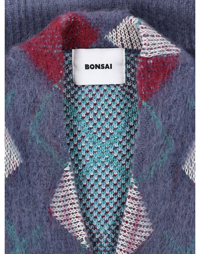본사이 [해외직구][본사이] 가디건 AW25KN010MUL 7323756 착용컷