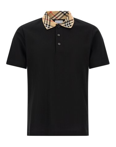 [해외직구][버버리]Evan 반팔 셔츠 8126965BLACK 7530960