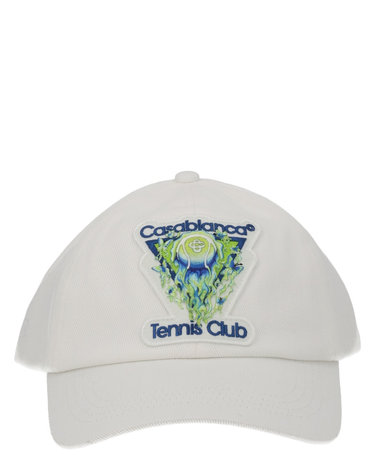 [해외직구][카사블랑카]FLAMING TENNIS BALL 캡모자 A-SP26-HAT-002_01WHITE 7172654