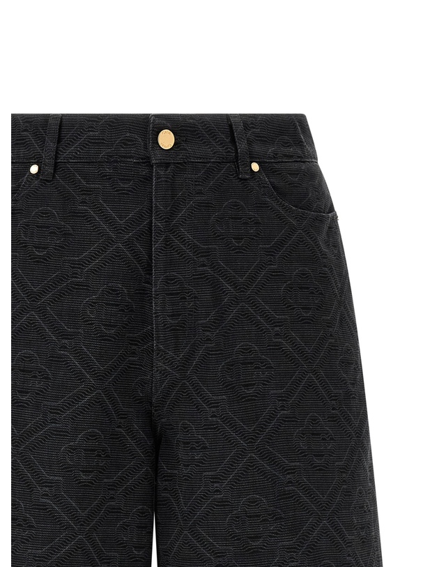 카사블랑카 [해외직구][카사블랑카]Laser Monogram Denim 남성 반바지 MSP26TR39701 7126454 착용컷