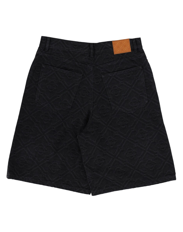 카사블랑카 [해외직구][카사블랑카]LASER MONOGRAM 남성 반바지 M-SP26-TR-397-_01BLACKLASER 7195459 착용컷