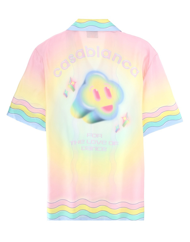 카사블랑카 [해외직구][카사블랑카]FLAMING TENNIS BALL 반팔 셔츠 M-SP26-SH-003-_03FORTHELOVEOFDANCE 7195663 착용컷