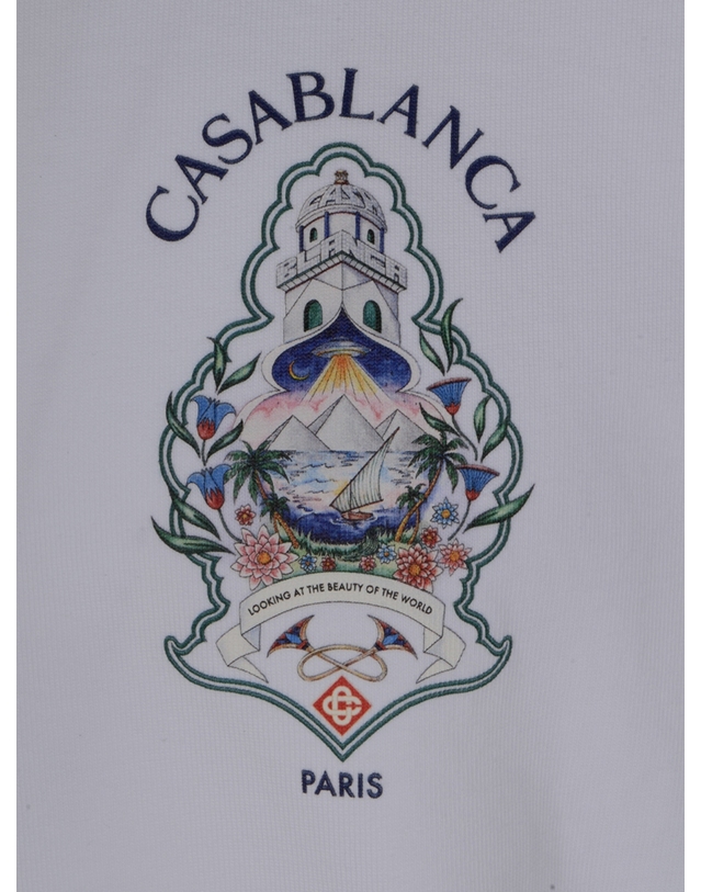 카사블랑카 [해외직구][카사블랑카] 반팔 티셔츠 MPF26JTS00101 7397070 착용컷
