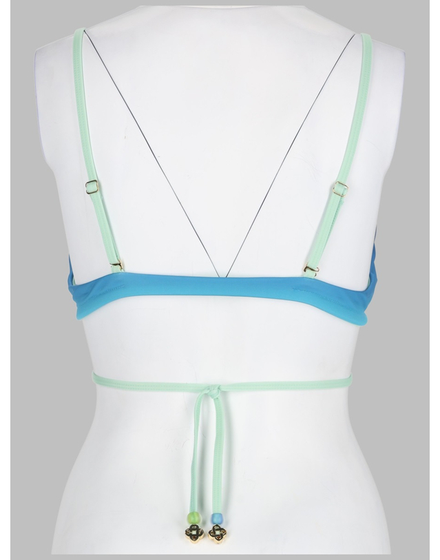 카사블랑카 [해외직구][카사블랑카] 비키니 W-PF26-SWM-083_01BLUE/GREENGRADIENT 7423241 착용컷