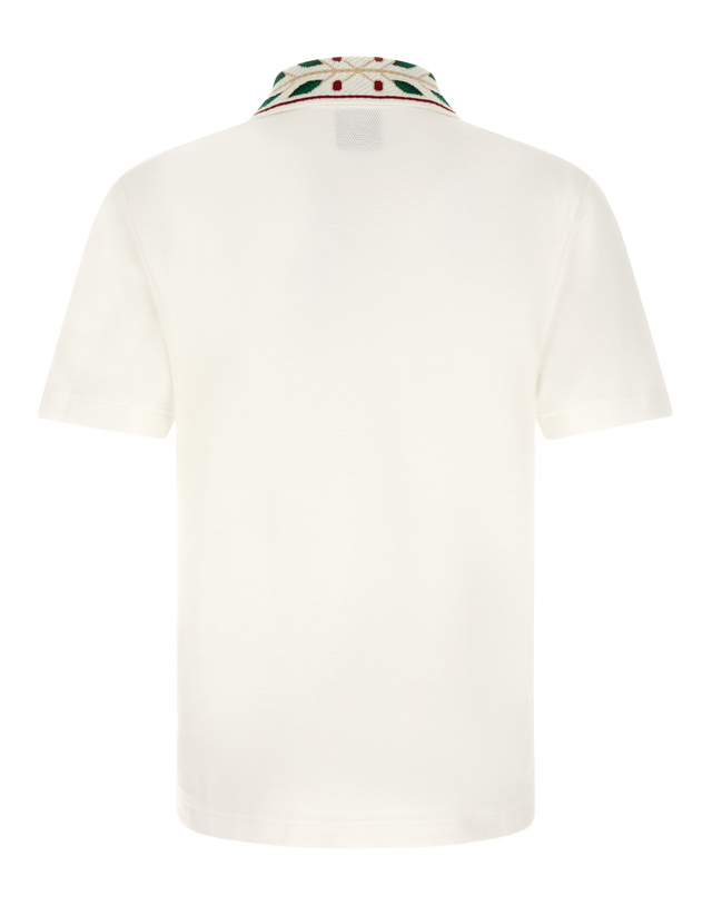 카사블랑카 [해외직구][카사블랑카]Laurel 반팔 티셔츠 MPF26JTP49901WHITE 7459572 착용컷