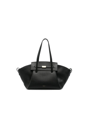 [해외직구][드멜리어] 토트백 D191THE BROOCK SMALLGRAIN BLACK 7578808