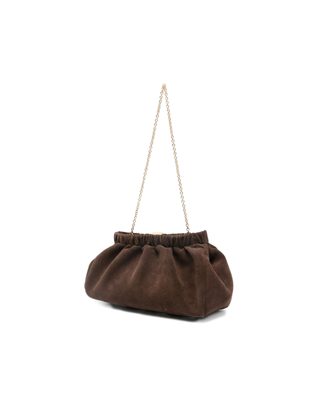 드멜리어 [해외직구][드멜리어]마이애미 클러치 (MIAMI CLUTCH) 토트백 N122 MIAMI CLUT MOCHA 7167086 착용컷