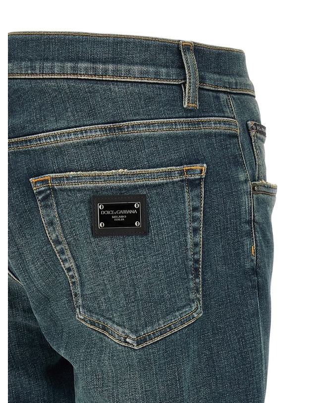 돌체앤가바나 [해외직구][돌체앤가바나]Essential 청바지 GY07CDG8OW9S9001 7215833 착용컷