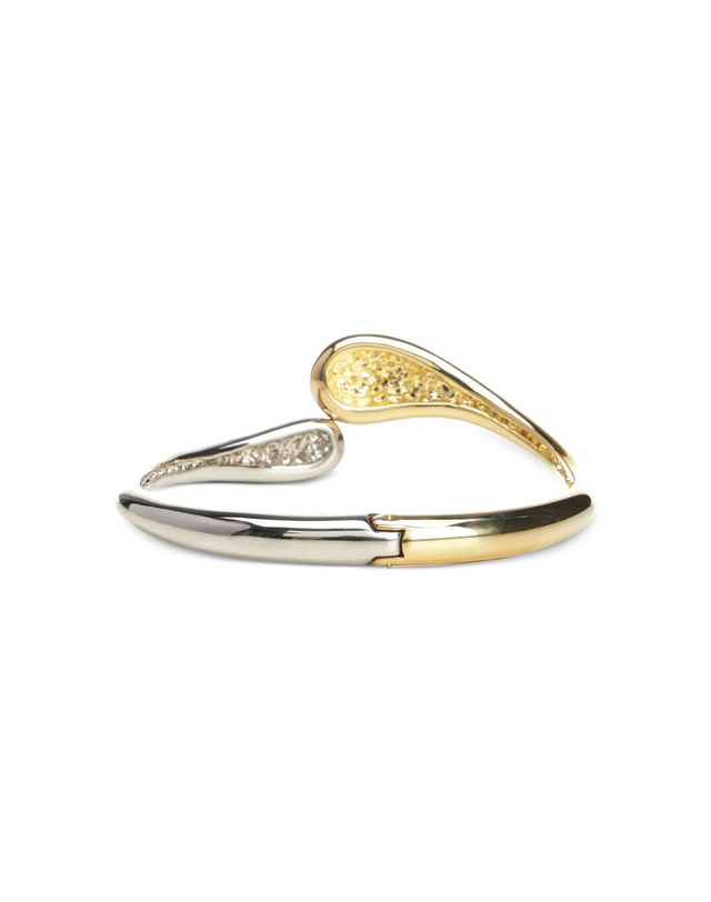페데리카 토시 [해외직구][페데리카토시] 팔찌 FT25CK01 BICOLOR 18K92 7621656 착용컷