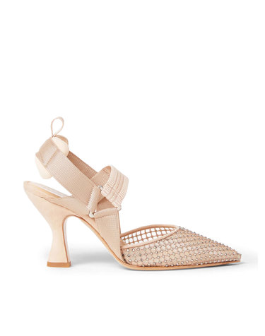 [해외직구][펜디] 슬링백 8J9243B18MF1XJX ROSE NUDE BLACK DIAMON 7460505