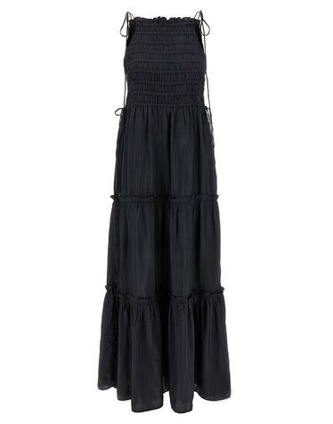 [해외직구][가니]Black Smock Tie 민소매원피스 W0571252 5773031