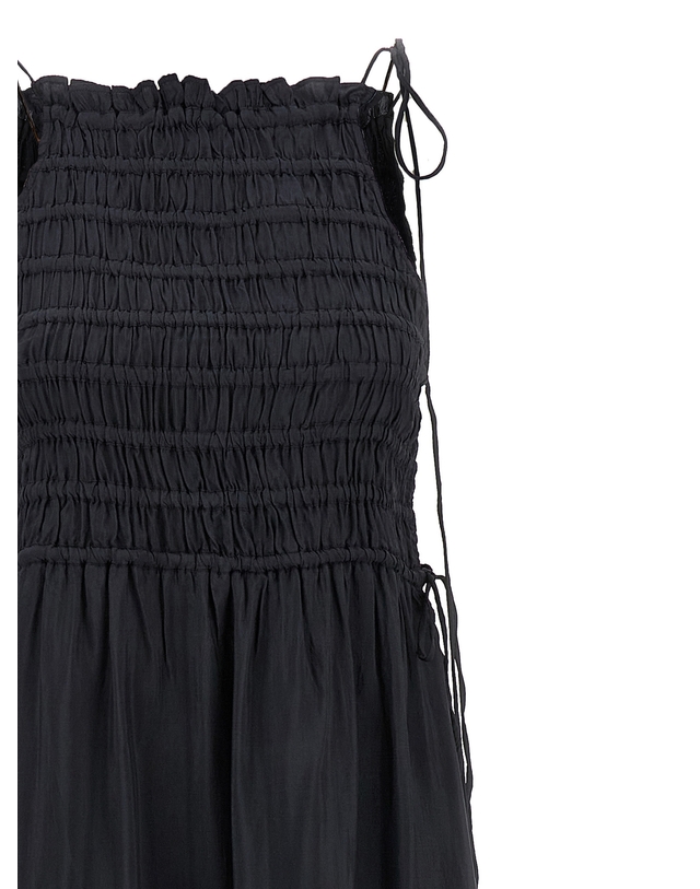 가니 [해외직구][가니]Black Smock Tie 민소매원피스 W0571252 5773031 착용컷