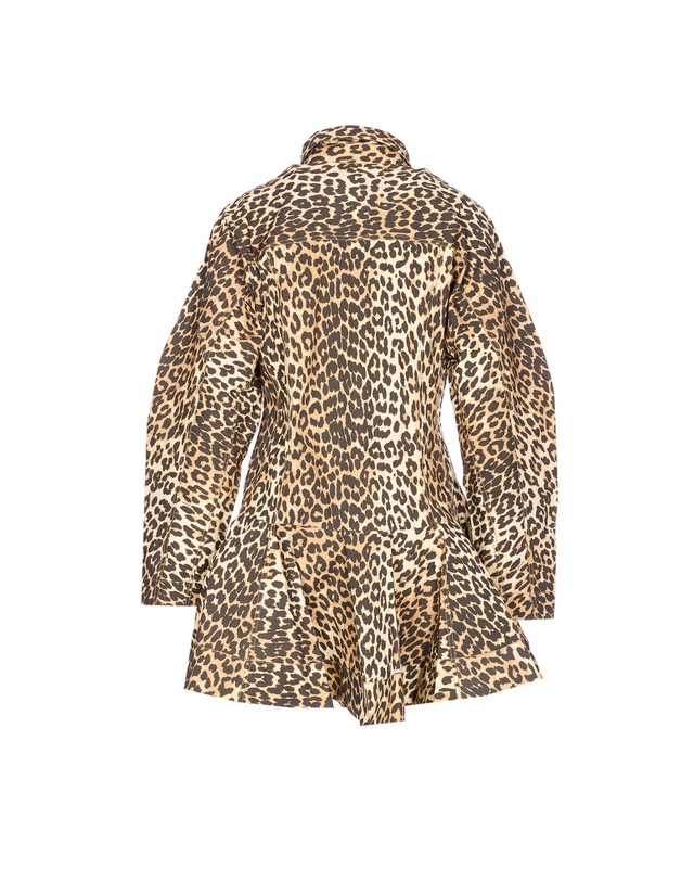 가니 [해외직구][가니]레오파드 셔츠 (Leopard Shirt) 긴팔원피스 A1030184859 6944907 착용컷