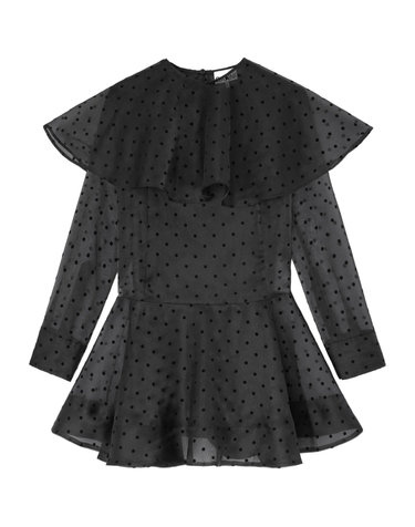 [해외직구][가니]오간자 서클 칼라 (Organza Circle Collar) 긴팔원피스 A1030179099 7160927