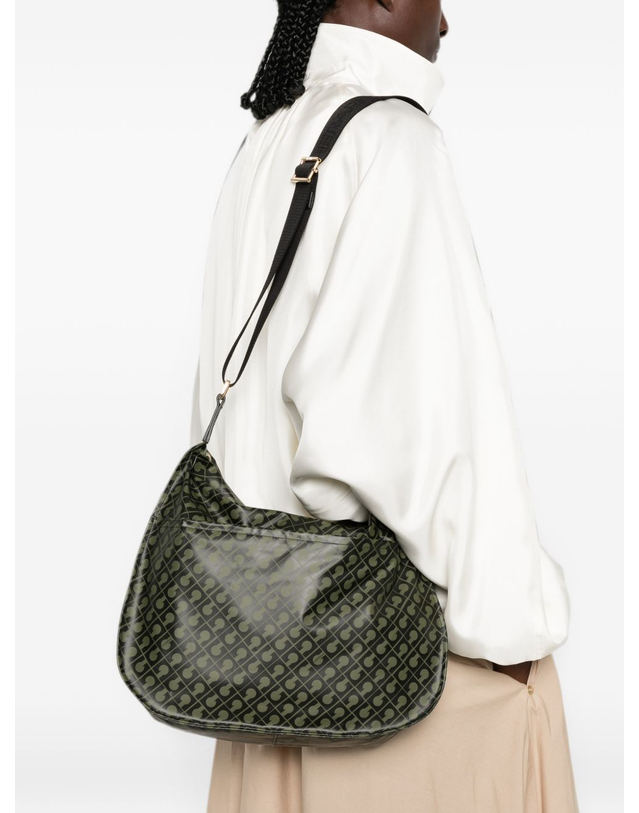게라디니 [해외직구][게라르디니] 토트백 GH0260 CROSSBODY SATCHEL FOREST 7439152 착용컷
