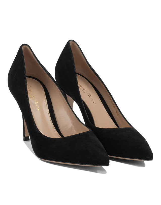 지안비토로시 [해외직구][지안비토로시]Gianvito 85 mm 구두 G2458085RICCAMNERO 7574740 착용컷