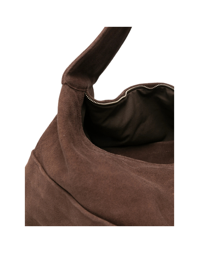 지마구아스 [해외직구][기마구아스] 토트백 MAXI SACCO SUEDE BROWN 7584379 착용컷