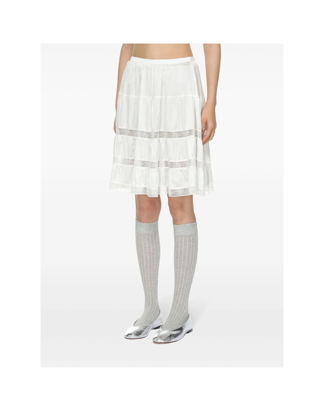 지마구아스 [해외직구][기마구아스] 미디스커트 CIELO SKIRT WHITE 7589394 착용컷