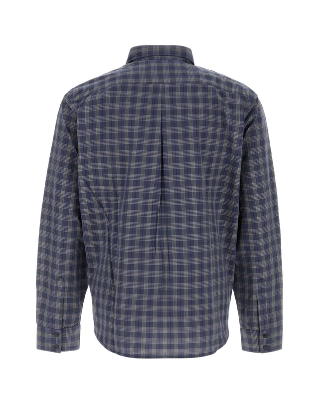 지마구아스 [해외직구][기마구아스] 긴팔 셔츠 RUBENCHECKSSHIRT DARKBLUE 7591358 착용컷