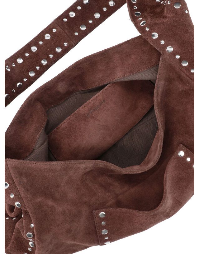 지마구아스 [해외직구][기마구아스] 숄더백 MAXI FRANCA BAG SUEDEBROWN 7609233 착용컷