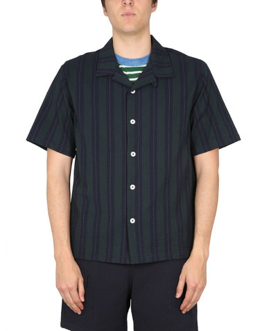 [해외직구][하울린] 반팔 셔츠 COCKTAILDAMORE_NAVYSTRIPES 1556958