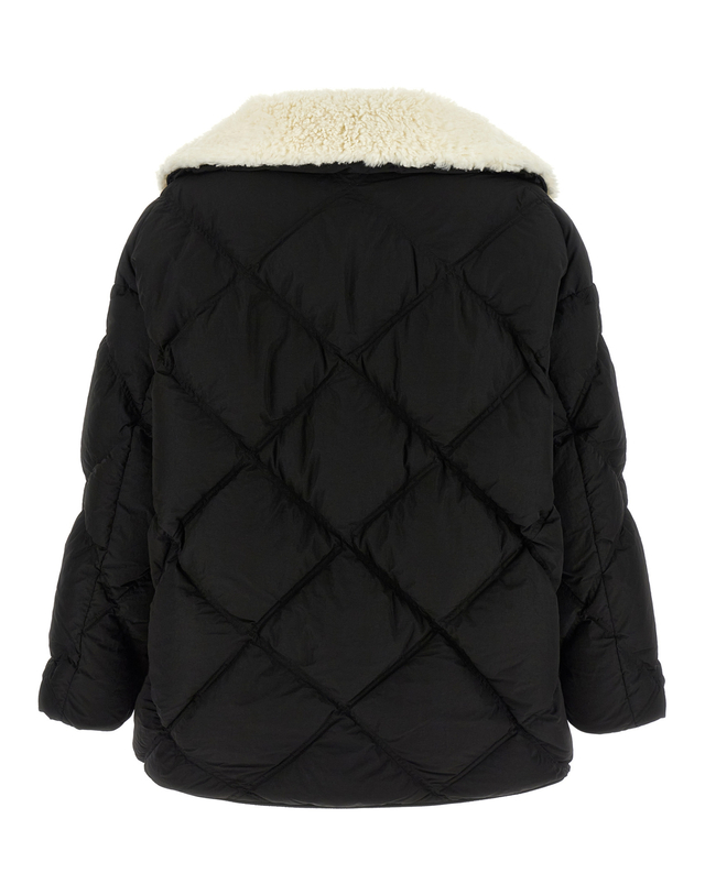 이엔키 이엔키 [해외직구][옌키옌키]Shearling Queen 여성 패딩 자켓 SHEARLINGQUEENENNIOBLACK 7531032 착용컷