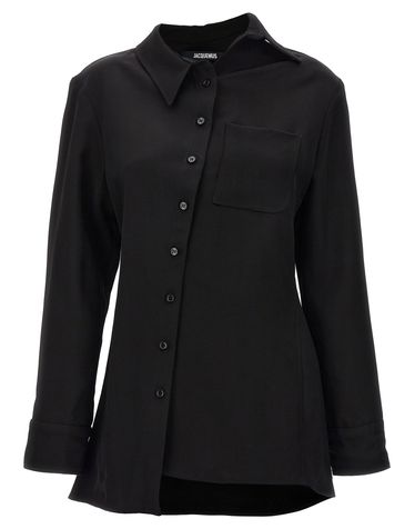자크뮈스 [해외직구][자크뮈스]La chemise Pablo 블라우스 24E241SH0621544BLACK 2523634