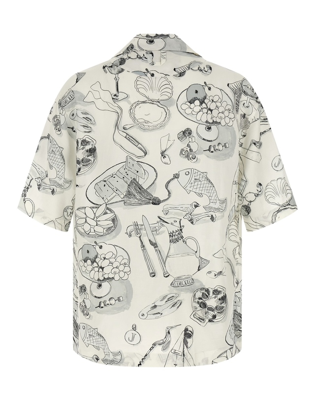 자크뮈스 [해외직구][자크뮈스]La Chemise Cocktail 반팔 셔츠 26HSHM00646AW009301TA 7498689 착용컷