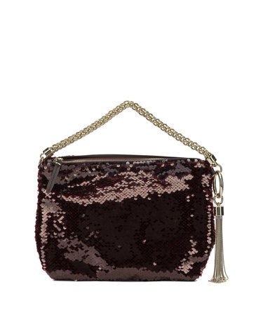 [해외직구][지미추]Callie 토트백 CALLIEGZDDEEP MERLOT/LIGHT GOLD 7392683