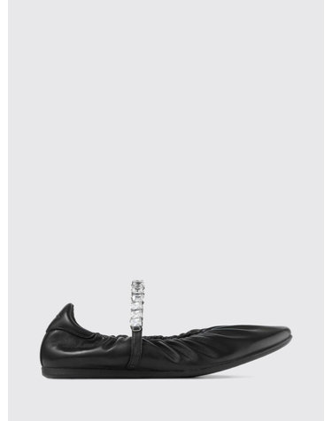 [해외직구][지미추] 플랫슈즈 JADEBALLERINAGKEQEA BLACK/CRYSTAL 7570873