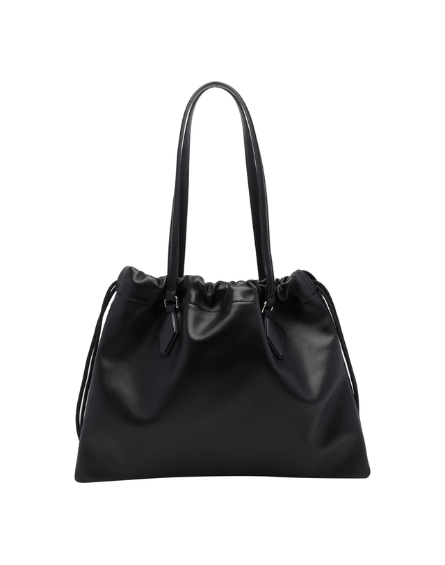 지미추 [해외직구][지미추] 토트백 DRAWSTRING TOTE/MZKPBLACK/LIGHT GOLD 7360596 착용컷