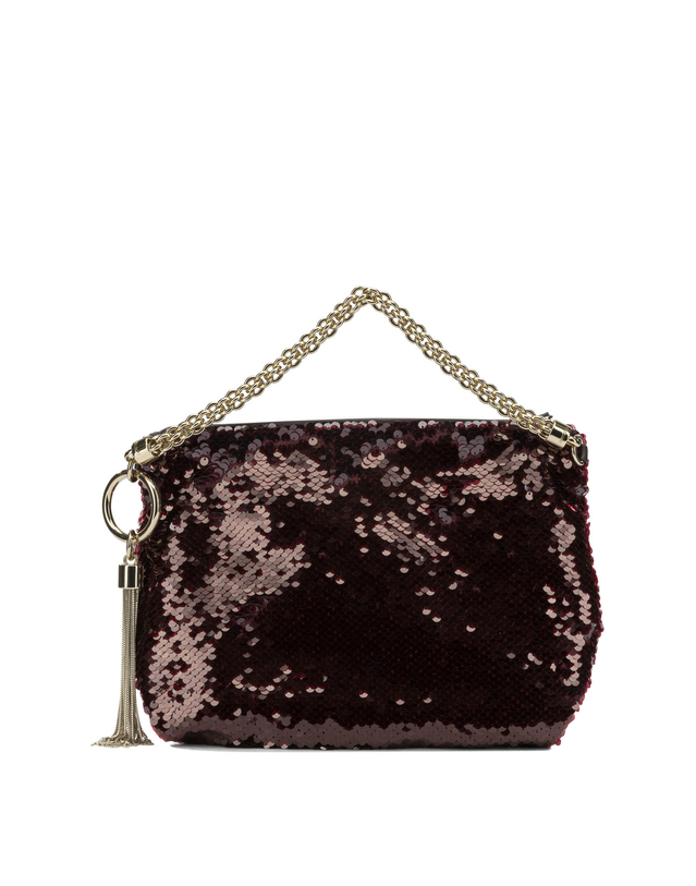 지미추 [해외직구][지미추]Callie 토트백 CALLIEGZDDEEP MERLOT/LIGHT GOLD 7392683 착용컷