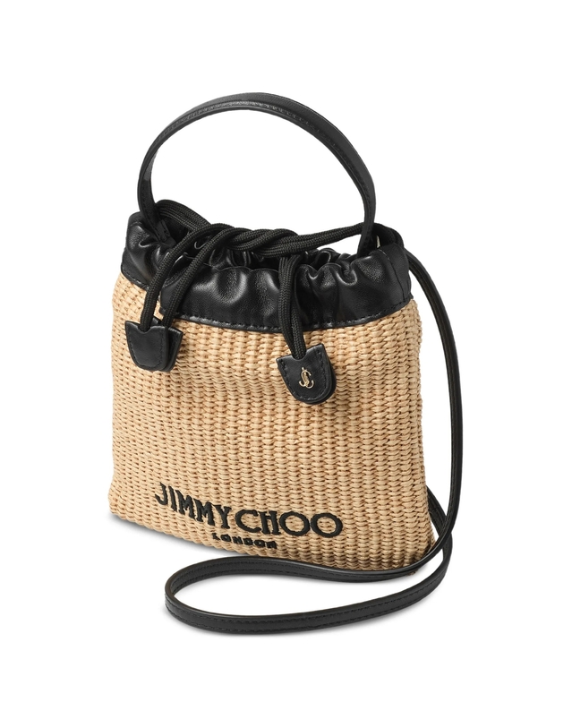 지미추 [해외직구][지미추] 토트백 DRAWSTRINGPOUCHTHQNATURALBLACK 7403854 착용컷