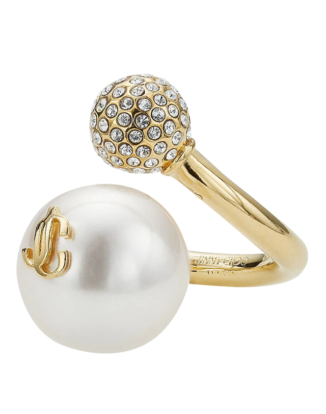 지미추 [해외직구][지미추] 반지 AURI RINGJIQGOLD/WHITE/CRYSTAL 7475965 착용컷