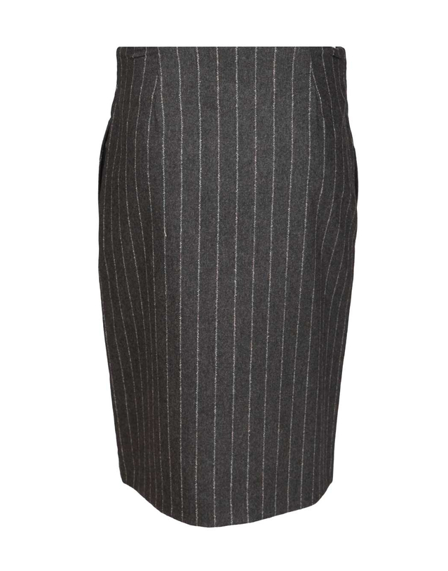 루루스튜디오 [해외직구][루루 스튜디오]MASON 미디스커트 MASONANTHRACITE STRIPES 6434084 착용컷