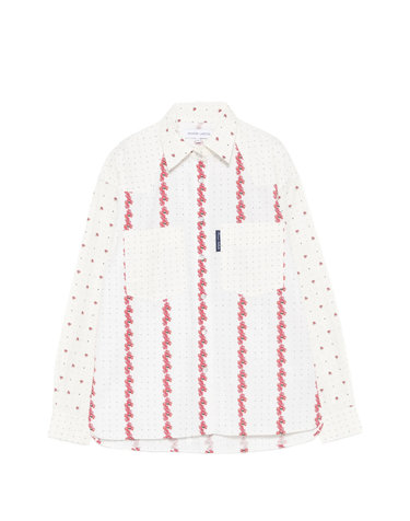 [해외직구][메종라비쉬] 긴팔 셔츠 ZWMONSELETFLOWFLOWERS PATCH PRINT 7313205