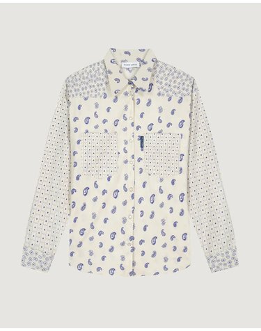 [해외직구][메종라비쉬] 긴팔 셔츠 ZWMONSELETCASHCASHMERE PATCH PRINT 7313552